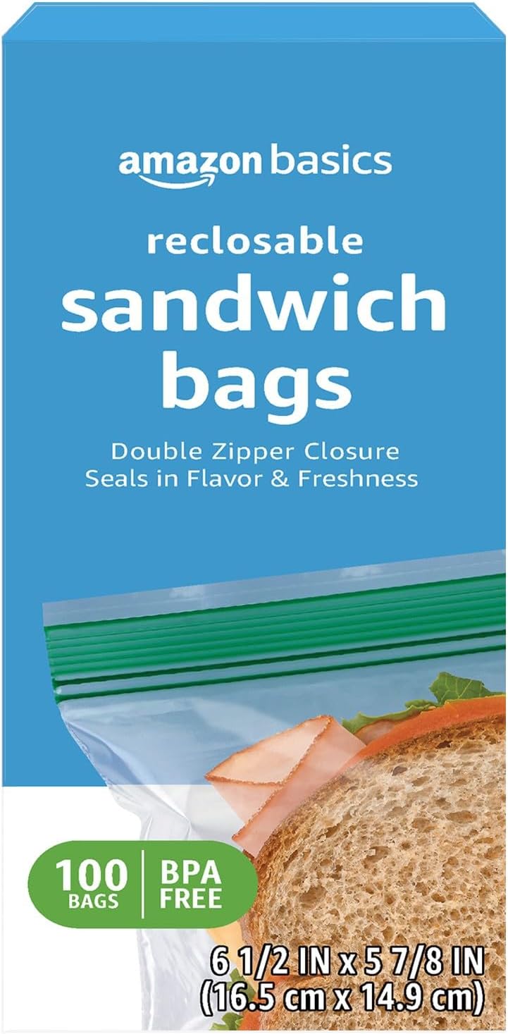 100-Count Reclosable Sandwich Bags