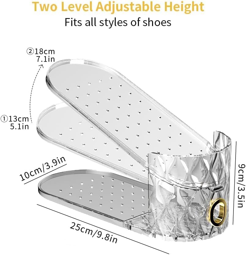 15-Pack Double Layer Shoe Organisers