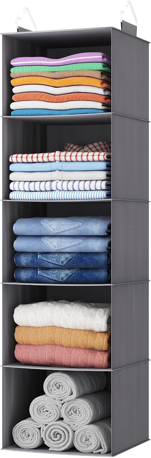 Five-Tier Fabric Wardrobe Organiser