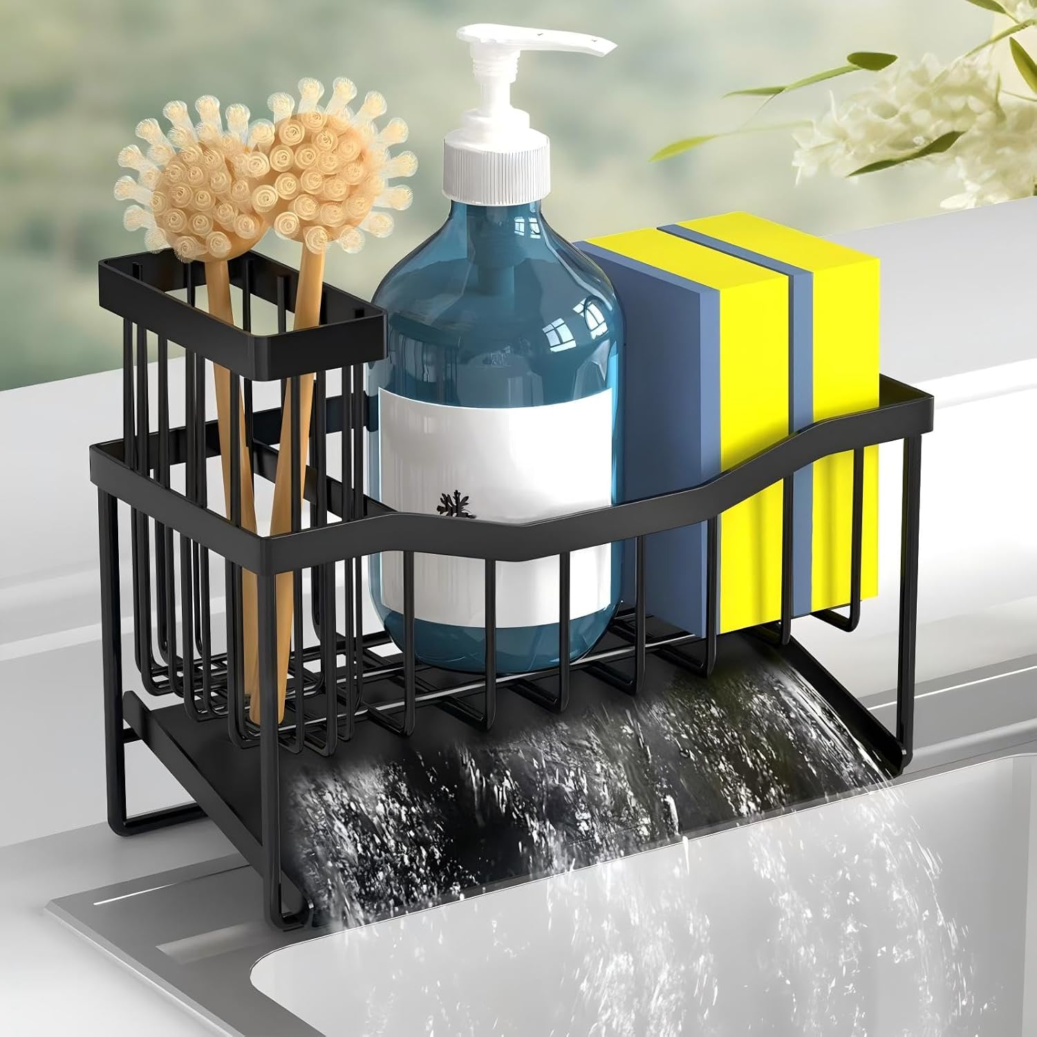 Kitchen Sink Caddy with Drain