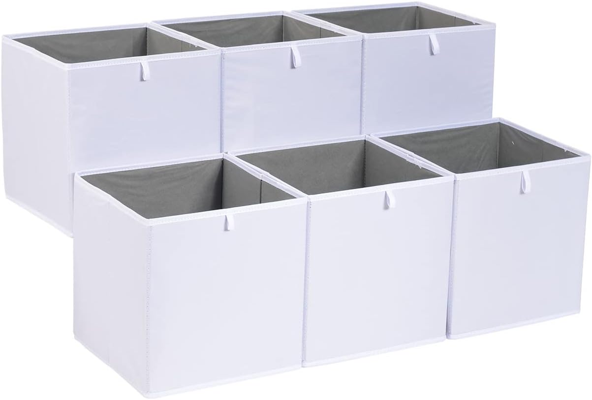 Six-Pack White Collapsible Cubes