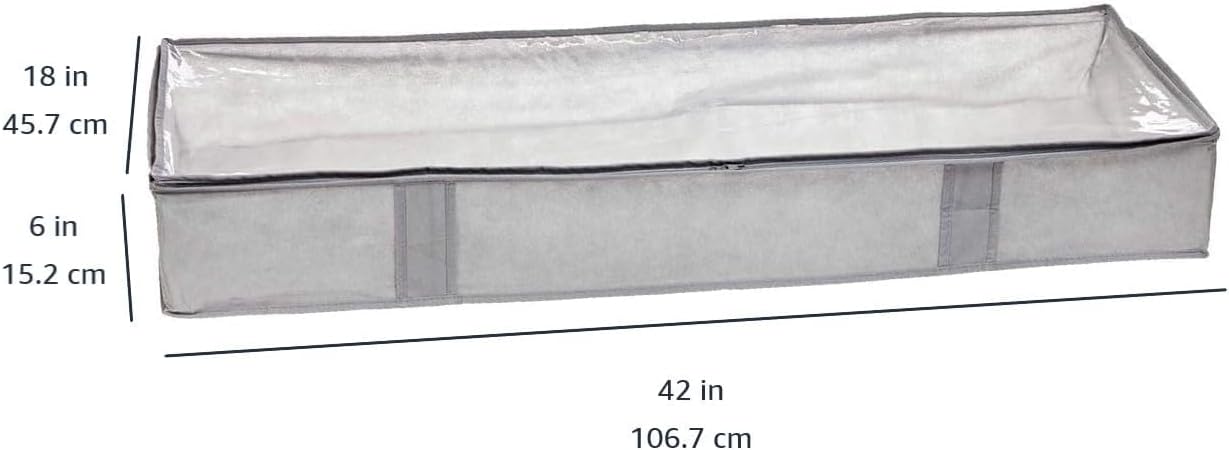 Two-Pack Fabric Under-Bed Bags