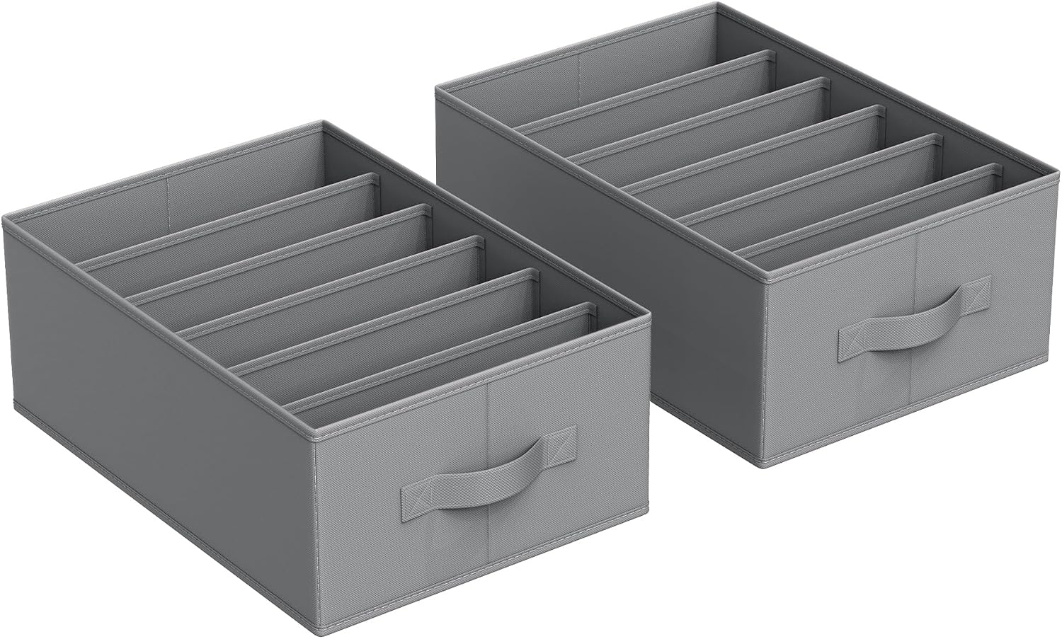 Two-Pack Grey Fabric Dividers